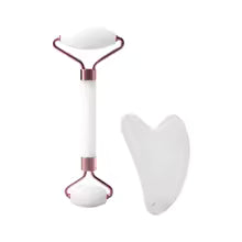 Rouleau facial et Gua Sha en résine